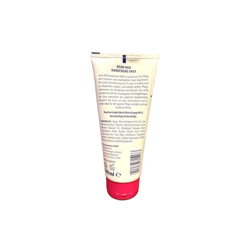 ReAm Med Hand Cream Urea 5% Shea Butter Olive Oil