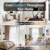 Comfort Zone Tower Fan for Bedroom, 40 inch Bladeless Stand