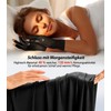 WHCOOL Arthritis Compression Gloves with Finger Support, deep black, L