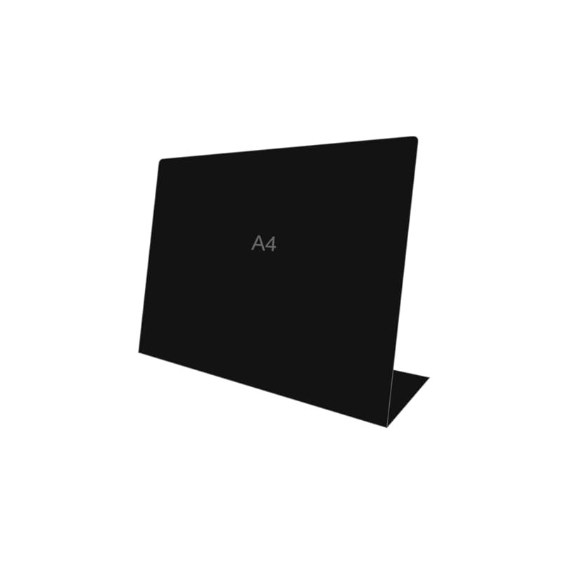 Chalkboard Stand Landscape A4 - Blackboard for Writing on 29.5