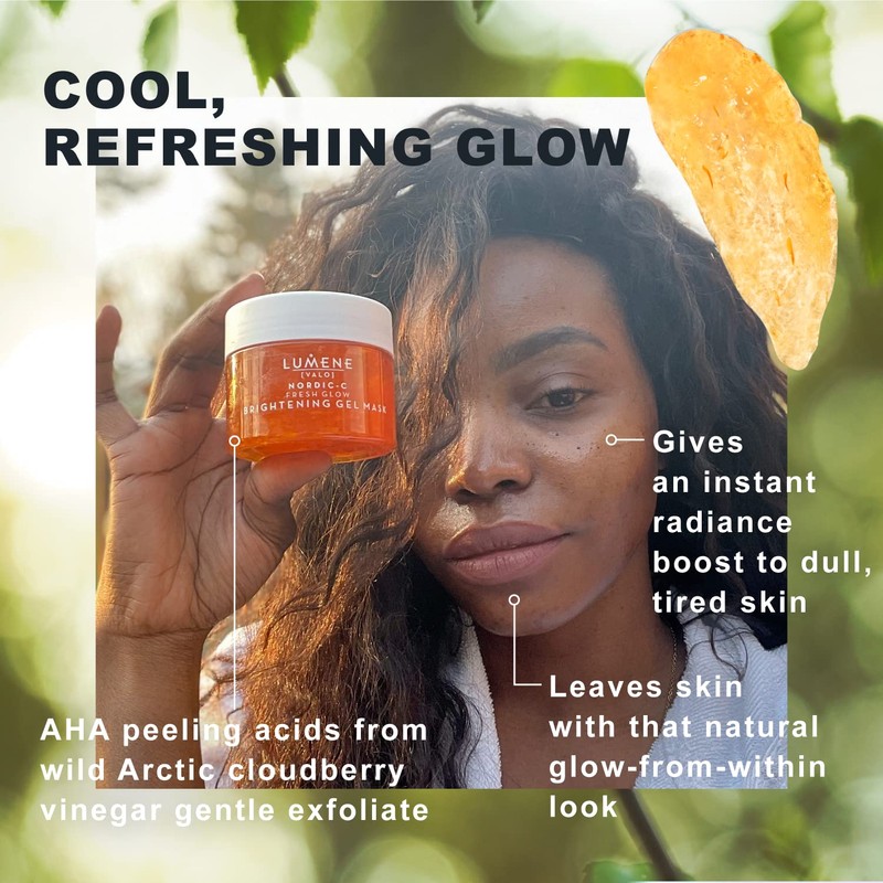LUMENE Nordic-C [Valo] Fresh Glow Brightening Gel Mask