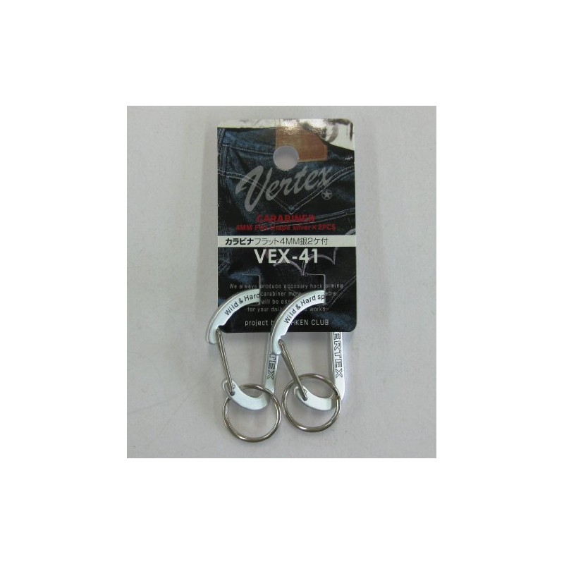 Bar Tex (Vertex) Carabiner Flat 4 mm 2 Case With