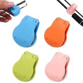 Lyreh 4stk Multifunktionaler Rutenhalter, Tragbarer Angelrutenhalter aus Kunststoff für Strand Praktisches Angelzubehör Geeignet für Verschiedene Rutengrößen