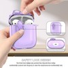 MHYALUDO Compatible with Airpods Case with Secure Closure, Compatible with