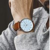 BUREI Men's Simple Business Brand Wristwatch