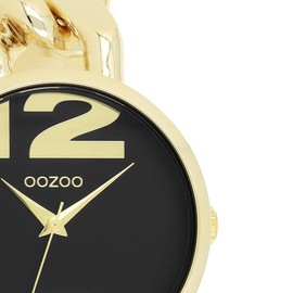 Oozoo - Timepieces Women's Watch | Women's Watch | Modern Watch for Women - Elegant Analogue Women's Watch, gold black, Luxury