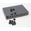 iexcell 125 Pcs Black Silicone Ethernet Hub Port RJ45 Anti-Dust