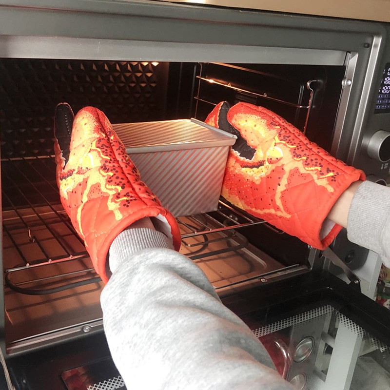 1 Pair Lobster Claw Oven Mitts Heat Resistant Oven Gloves