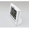 Seiko Clock SQ323W Digital Tabletop Alarm Clock, Radio Controlled, White,
