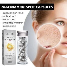 EELHOE Nicotinamide Scar Care Capsule Firming and Brightening Skin Essence with Moisturizing PropertiesSize: 30pcs