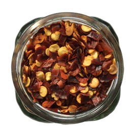 All Natural Premium Crushed Red Pepper Flakes by Crimson and Clove (2 oz. glass spice jar)