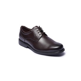 Rockport Men's Charles Road Plain Toe Oxford, Dark Brown, 10.5 Wide