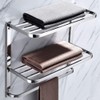30 Inch Bathroom Towel Rack Towel Bar, 2-Tier Towel Rack