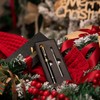 BEILUNER Ballpoint Pens, Stunning Black Chrome Metal Pen with Golden