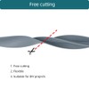 Tintvent T Rubber Trim Molding, Fit 1/2 inch Edge, Edging
