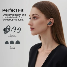 Monster N-Lite 210 Wireless Earbuds, Bluetooth 5.4 in-Ear Stereo Headphones, Built-in Mic for Crystal Clear Call, 32H Playtime, Type-C Charging, Waterproof in-Ear Ear Buds Earphones for Sports, Grey