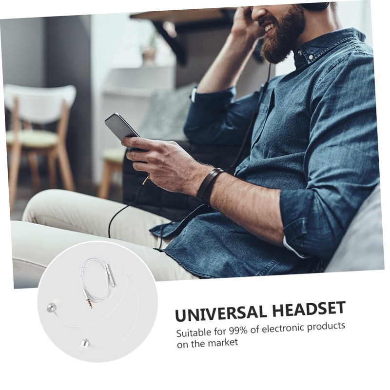 KOMBIUDA Earphones with Jack Ergonomic in Ear Design Compatibility for