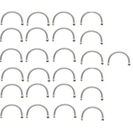 EZ-Fluid Stainless Steel Braided Faucet Water Supply Hose Lines 1/2" Fip x 3/8" Comp x 20" (Pack of 25)