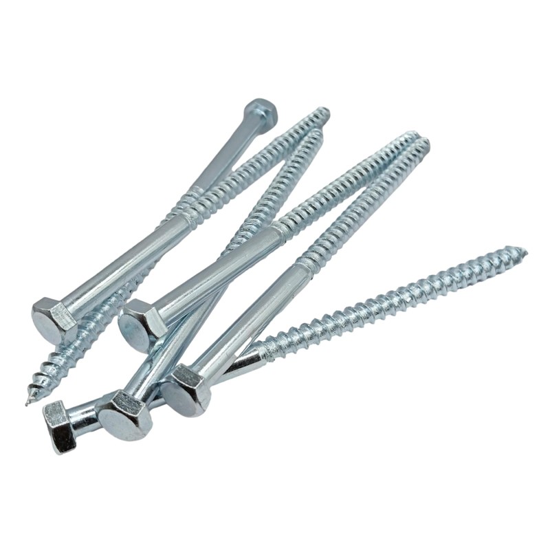 LLB 150mm M8 For Coach Screws Wood Hex Head Width