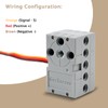 Rcmall 2PCS Geekservo Programmable Building Block Servo Motor, 360 Degree