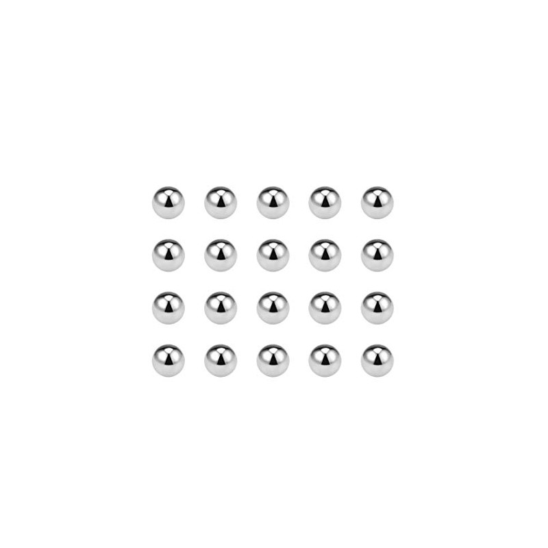 uxcell Precision Balls 1mm Solid Chrome Steel G10 for Ball