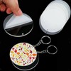 200pcs Acrylic Key Ring Kit 30 Acrylic Blank 30 Key