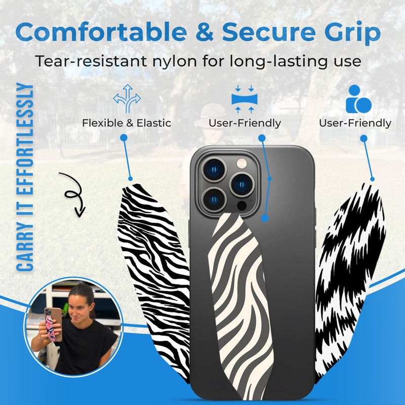 Switchbands Universal Phone Grip Strap|Tech (M - Customized, Pack of