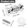 Aoyswuz Pack of 2 Shower Door Knobs, 30 mm, Stud