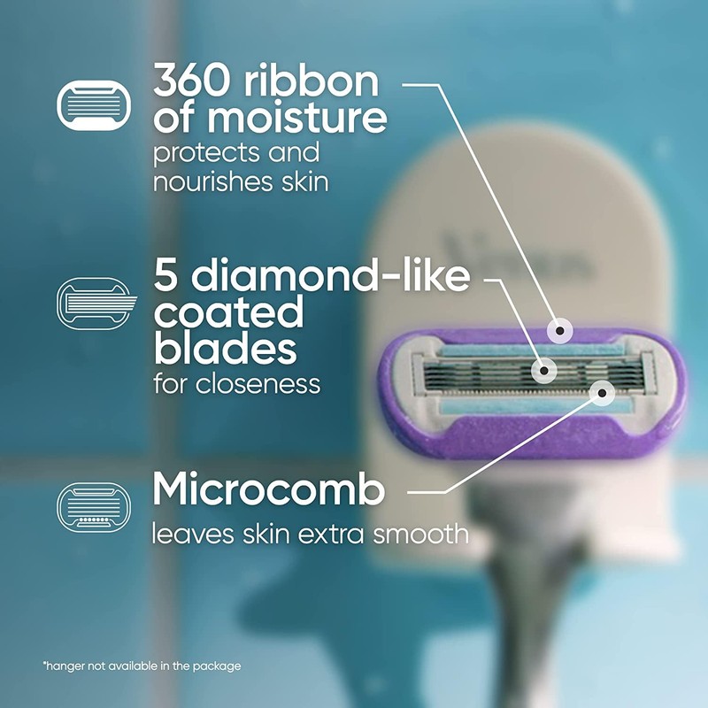 Gillette Venus Extra Smooth Swirl Women's Razor Blade Refills -