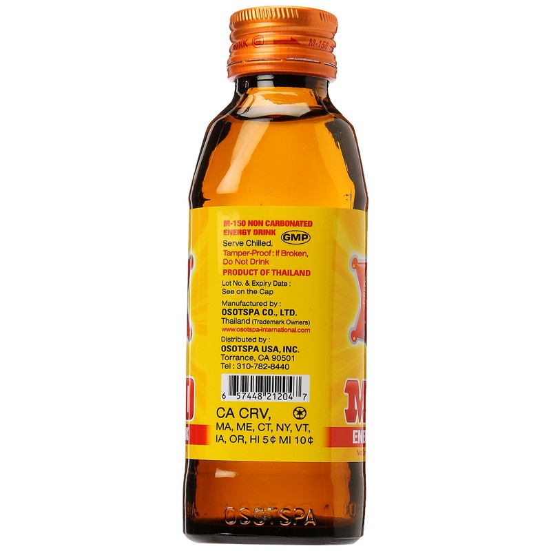 Osotspa M150 Energy Drink, Cola Flavor, 16.9 oz Bottle