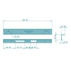 FEPS Repair Angle Strike Plate Repair Strike Plate for Steel