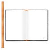 Logbuch-Verlag Noitzbuch Blank with Blank Pages Book Diary Grey Felt