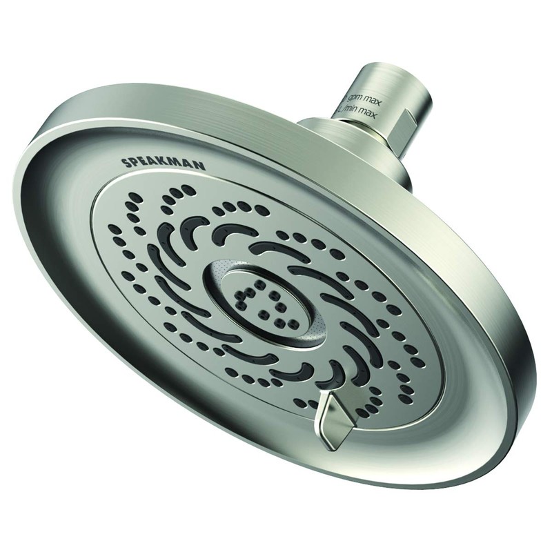 Speakman S-5000-BN-E15 Neo Exhilaration High Pressure Fixed Shower Head, 1.5