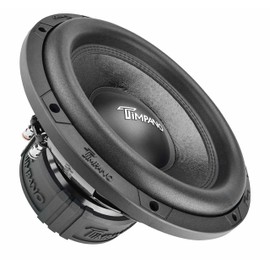 TIMPANO 12 Inch Subwoofer D4 1600 Watts Max Power Dual 4 Ohm, Subwoofer Car Audio 12 Inch 16 mm Xmax, TPT-T1500-12 D4, 2.6 In Voice Coil Double Stacked Magnet Sub woofer for Car Audio Systems (Single)