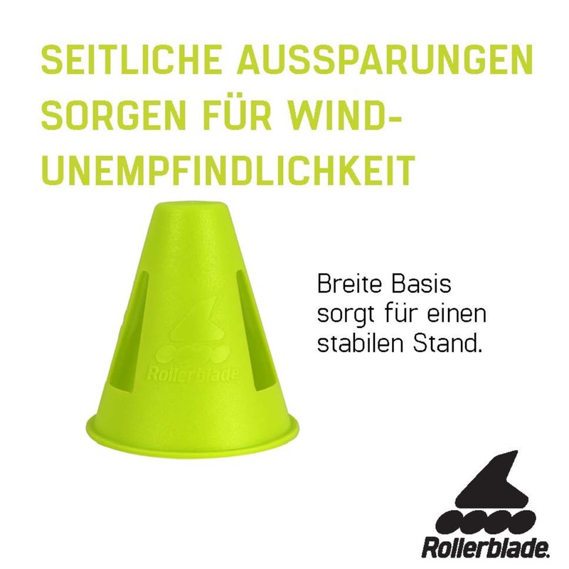 Rollerblade Unisex Youth Sports Cones Cones Pack Yellow 8 x