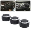 aqxreight Air Condition Control Knob,3PCS Car Air Condition Switch Thermal