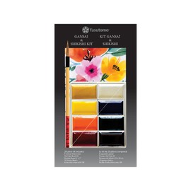 Yasutomo Gansai y Shikishi Kit, suministros para artes y manualidades