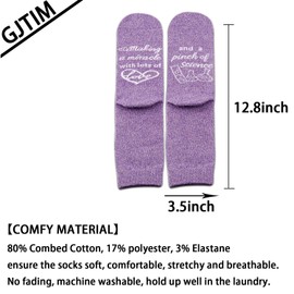 IVF Gift IVF Transfer Day Gift Inspirational Infertility Socks for Women Lucky Transfer Socks In Vitro IVF Socks Infertility Socks, Making a Miracle Eu, M, Making A Miracle Eu