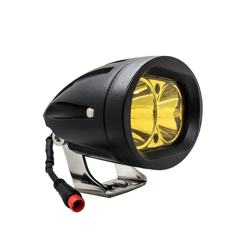 OZ-USA E-bike 2-Pin High Output LED Headlight Neon Yellow Compatible