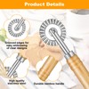 LIQWEI Pasta Cutter Wheel, Pastry and Pasta Cutter Wheel Pastry