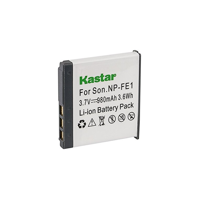 Kastar Battery 1-Pack for Sony NP-FE1 and Sony DSC-T7 DSC-T7/B