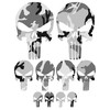 10 Pieces Skull Stickers for Cars or Motorcycles - Skull