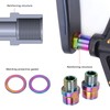 Bicycle Pedal Extender Titanium Alloy Bike Pedal Extension Shaft for