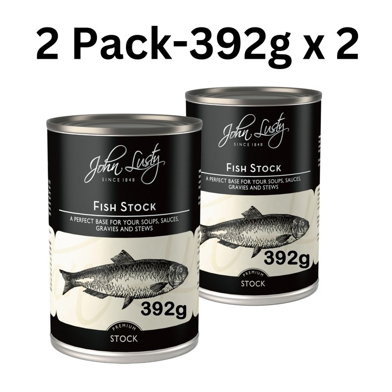 Fish Stock 2 Can Bundle Containing 2 Cans of John