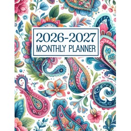2026-2027 monthly planner: 2 Years from Jan 2026 - Dec 2027