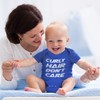 Custom Baby Bodysuit Curly Hair Don't Care Funny Humor Funny