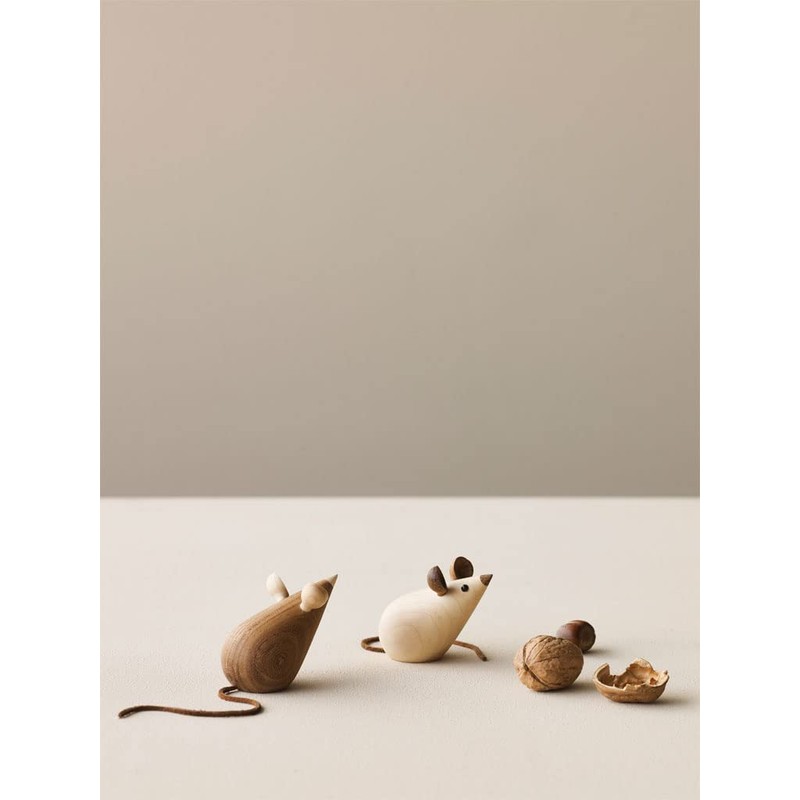 Lucie Kaas Skjode SK03 Wooden Mice Figures 5.5 cm Set