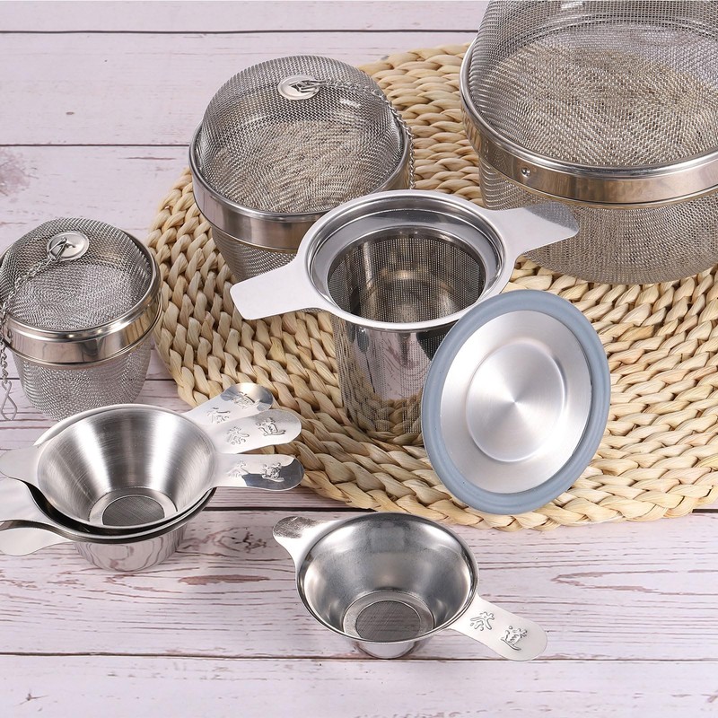 uxcell Tea Infuser Filter, Stainless Steel Tea Strainer, Loose Tea