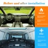 carpart2021 8pcs Window Sunshade Cover Shade Visor For Land Rover