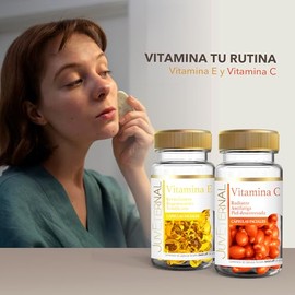 JUVETERNAL Do Cpsulas Faciales Vitamina E  Cpsulas Faciales Vitamina C, 90 cpsulas cu, Antioxidante, Luminosidad y Proteccin para tu Piel             